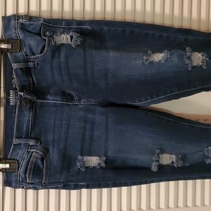 NY&Co. Soho Women's Ankle Ripped Jeans Size 8